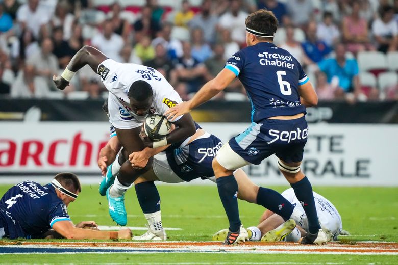 Thierry Paiva (Bordeaux-Bègles), face à Montpellier.