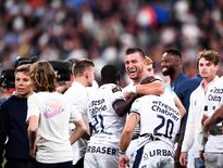 Top 14 - La joie d'Handre Pollard et des Montpelliérains, suite à la finale remportée contre Castres