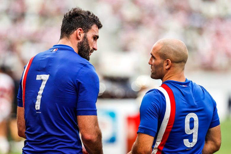 Charles Ollivon et Maxime Lucu (France), face au Japon.