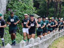 Reprise à thématique locale avec un peu de montée pour éviter une mauvaise descente. Photos Section paloise