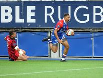 Karim Qadiri est l’un des grands acteurs de la victoire grenobloise. Un succès de bon augure avant la réception d’Aurillac. Photo Jack Robert