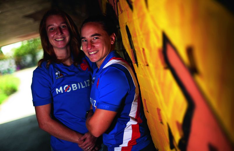 Pauline Bourdon et Laure Sansus (XV de France féminin).