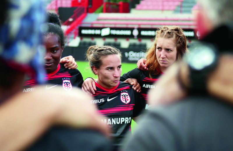 Pauline Bourdon et Laure Sansus (XV de France féminin).