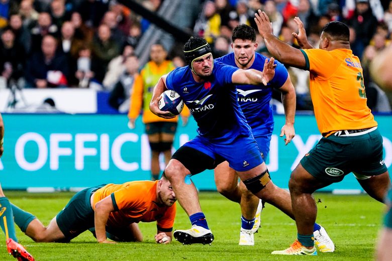 Grégory Alldritt, face à l'Australie.