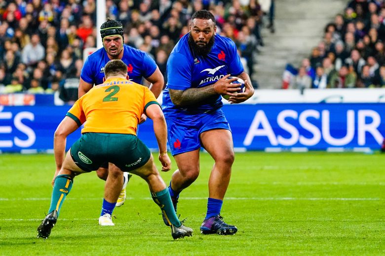 Uini Atonio, face à l'Australie.