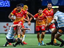 l’Usap a réalisé quarante minutes d’une grosse intensité, menant sur la pelouse de l’Arena avant de s’effondrer à l’heure de jeu