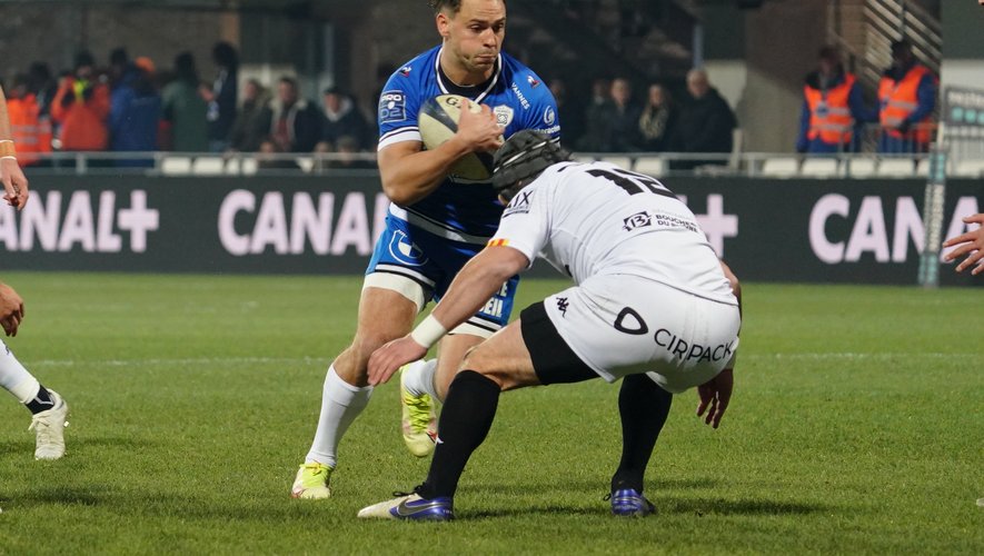 Les Vannetais ont réalisé un grand coup en stoppant Provence Rugby, une des équipes en forme de cette fin d’année. Photo Bruno Perrel