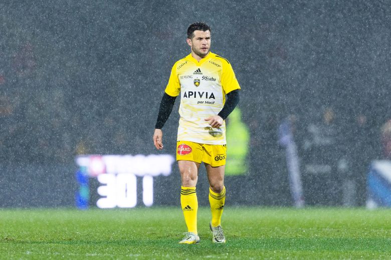 Brice Dulin sous la pluie rochelaise.