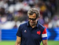 Fabien Galthié lors de France-Afrique du Sud au Stade Vélodrome de Marseille