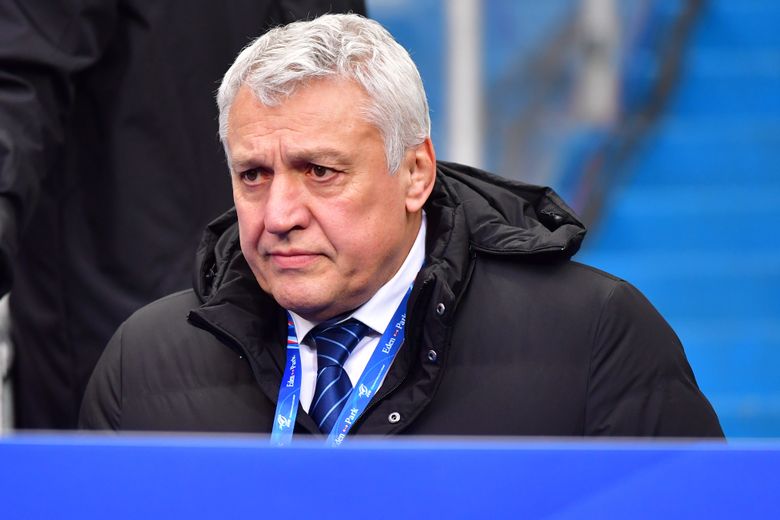 Claude Atcher, lors de France-Irlande, en 2018.