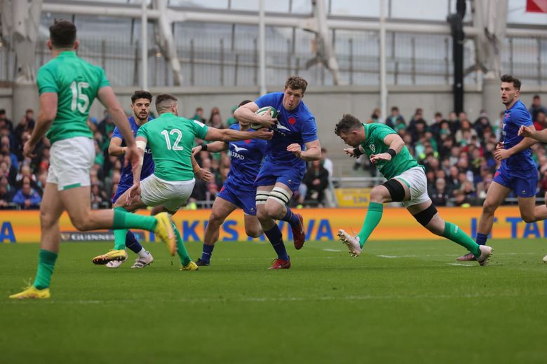 Thibaud Flament aura été l'un des rares Bleus à avoir surnagé à Dublin