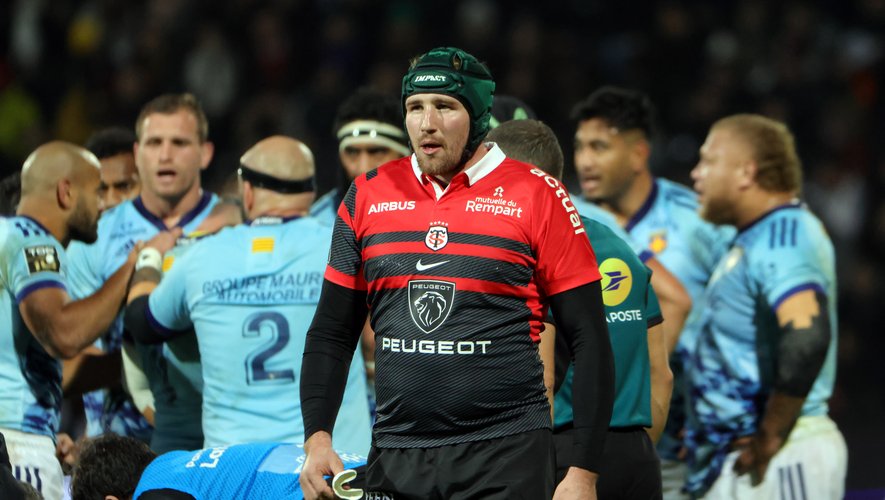 Alban Placines lors d'un match face à Perpignan. 