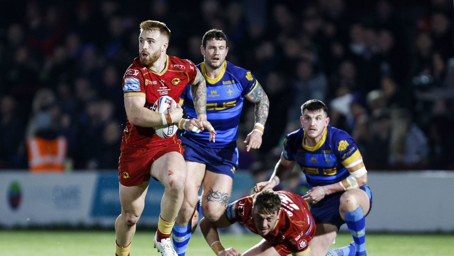 La recrue des Dragons, Adam Keighran, a parfaitement mené le jeu des Catalans à Wakefield. 