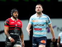 Finn Russell (Racing 92) lors de la défaite face à Toulouse en mars 2023