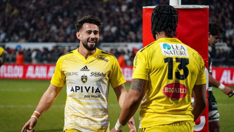 Antoine Hastoy a contenu sa joie après la victoire rochelaise à Pau, son ancien club.