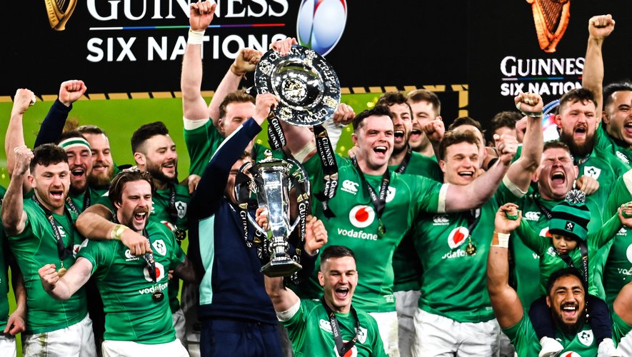 Les Irlandais ont remporté, à domicile, leur quatrième grand chelem après celui de 1948, 2009 et 2018. Ils en ont aussi profité pour remporter une nouvelle Triple Couronne. Photo Icon Sport