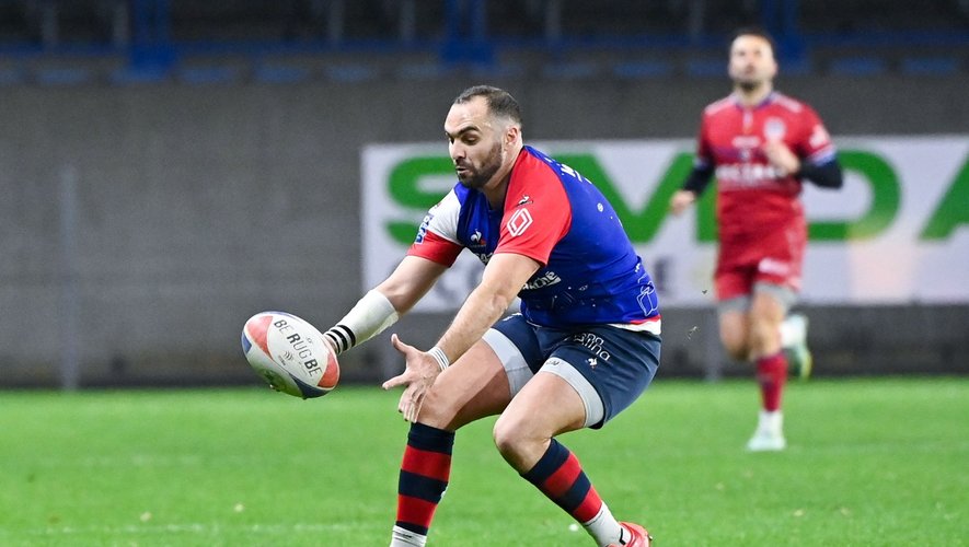 Anderson Neisen enchaîne les matchs à l’arrière du Stade aurillacois.