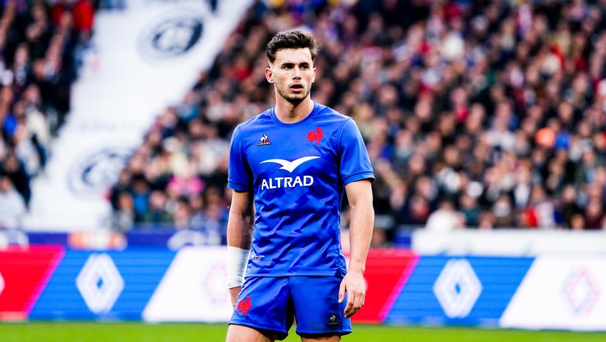 Ethan Dumortier sous le maillot du XV de France.