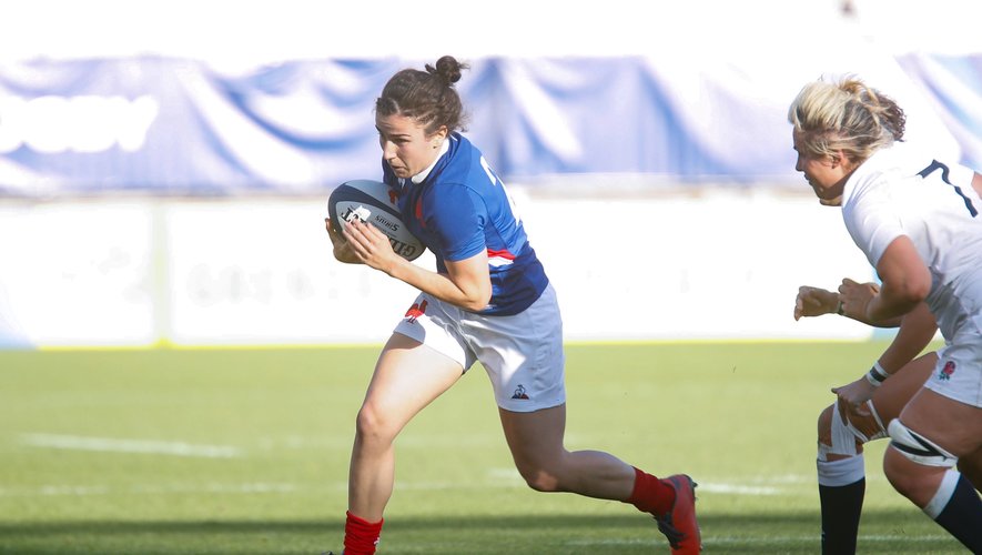 Les trois-quarts, à l’image de Gabrielle Vernier, vont devoir se libérer contre l’Irlande.