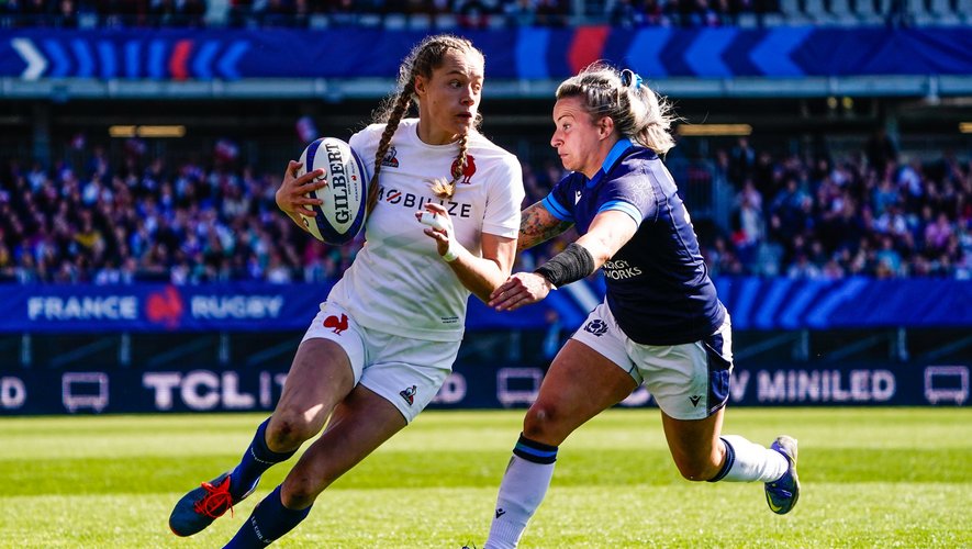 Pour leur premier match en France dans ce Tournoi des 6 Nations, les Bleues ont déroulé et notamment Emilie Boulard qui a inscrit un triplé.