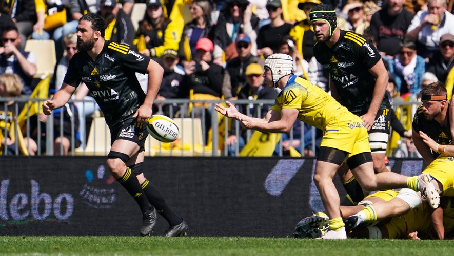 Baptiste Jauneau lors du match face à La Rochelle ce week-end.