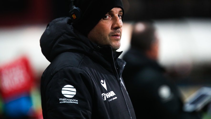 Renaud Dulin (Rouen) lors du match à Oyonnax