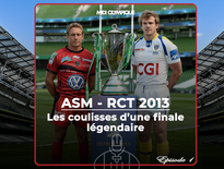 Jonny Wilkinson et Aurélien Rougerie étaient les capitaines de Toulon et Clermont en 2013.
