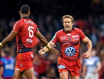 Jonny Wilkinson sous le maillot toulonnais.